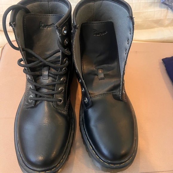 Dr. Martens Dark Brown Leather Boots - Picture 5 of 6